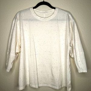 Lululemon white speckled T